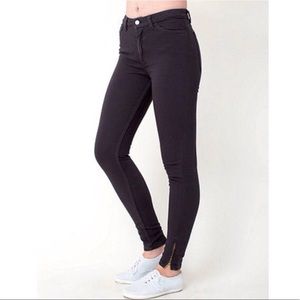 American Apparel - High Waist Skinny Jean